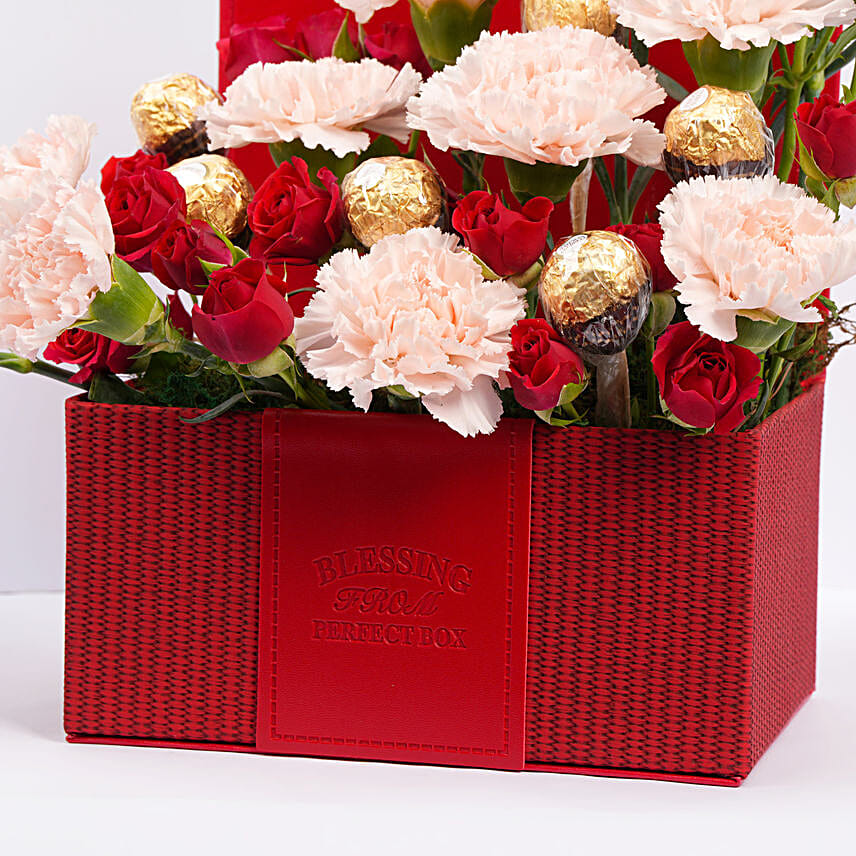 Box Of Rochers And Blooms