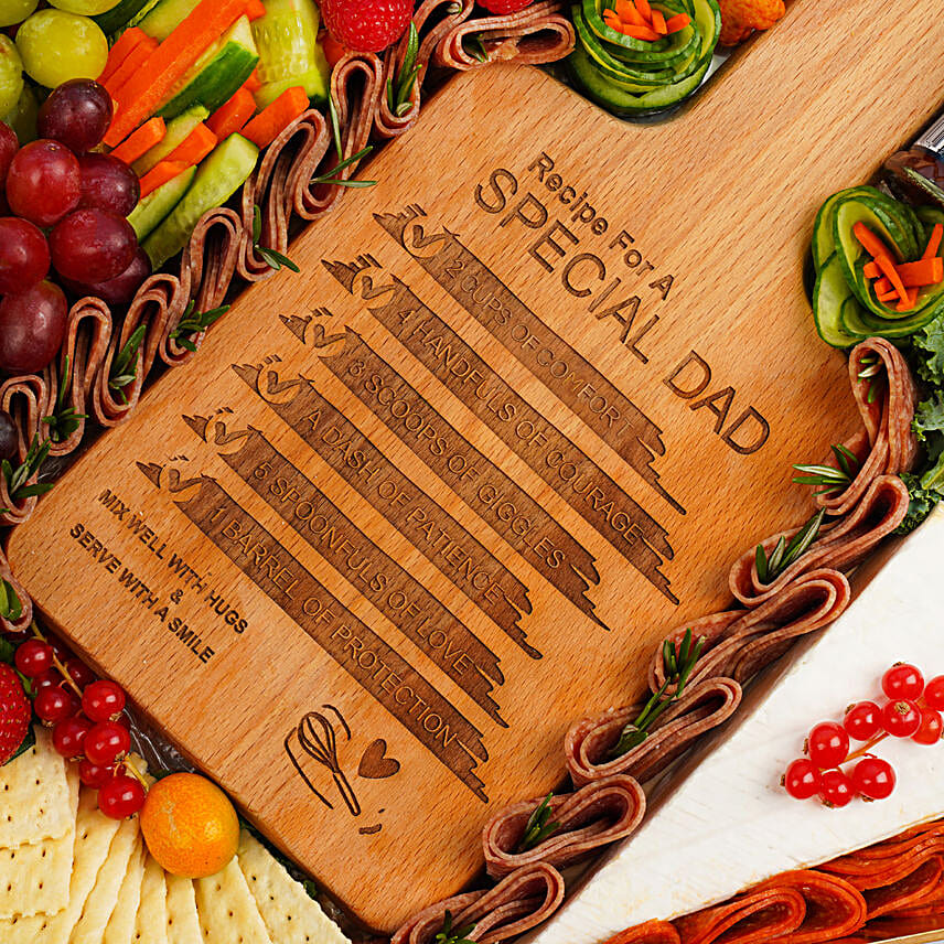 Cheese Box With Serving Board For Dad