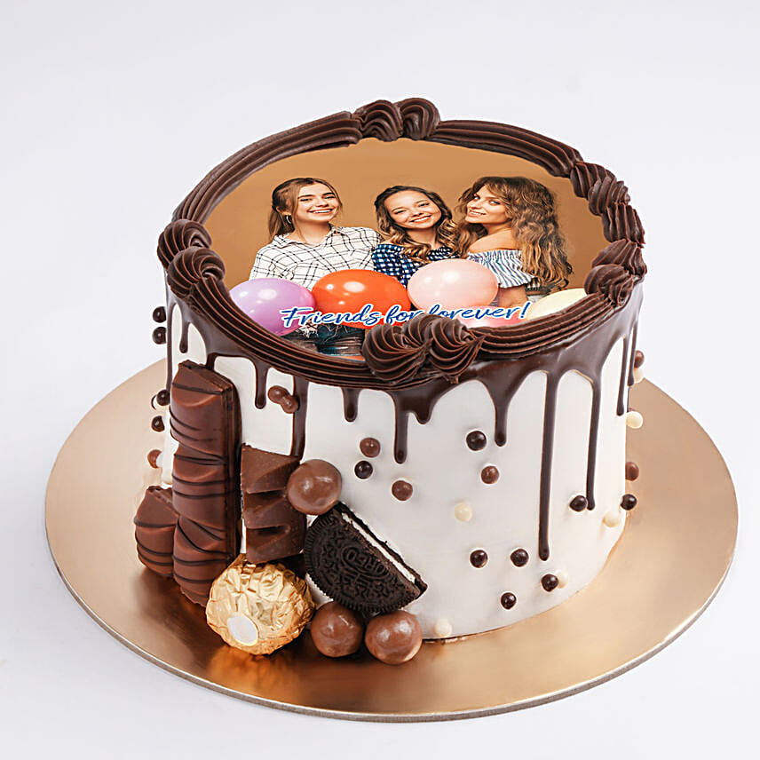 Choco Lava Luxe Photo Cake
