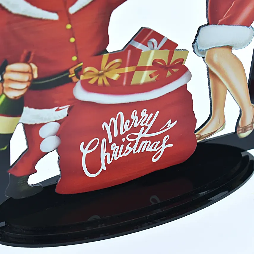 Christmas Caricature Wall Frame