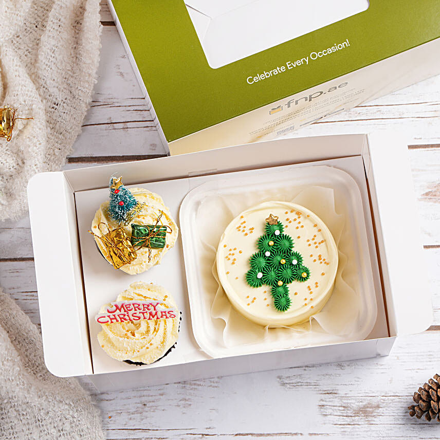 Christmas Tree Bento Cake Box