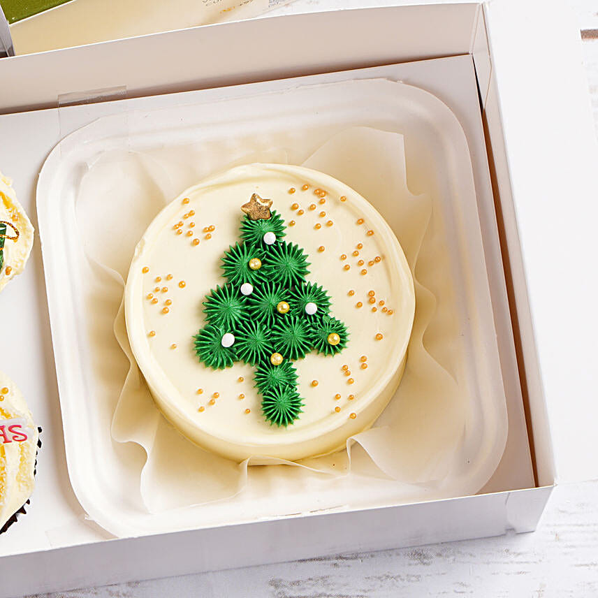 Christmas Tree Bento Cake Box