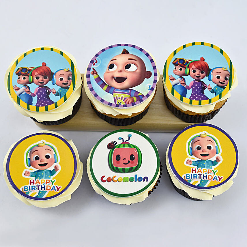 Cocomelon Cupcakes