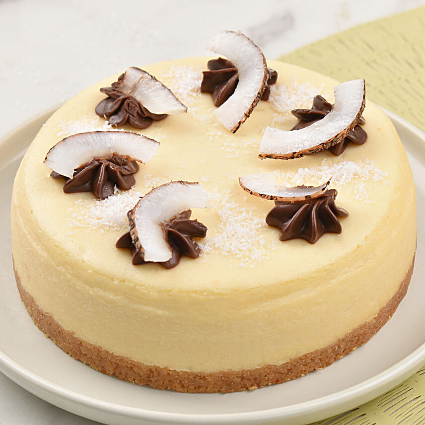 Coconut Baked Cheese Cake 4 Portion