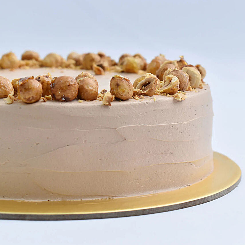 Delicious Chocolate Hazelnut Eggless Cake 16 Portion