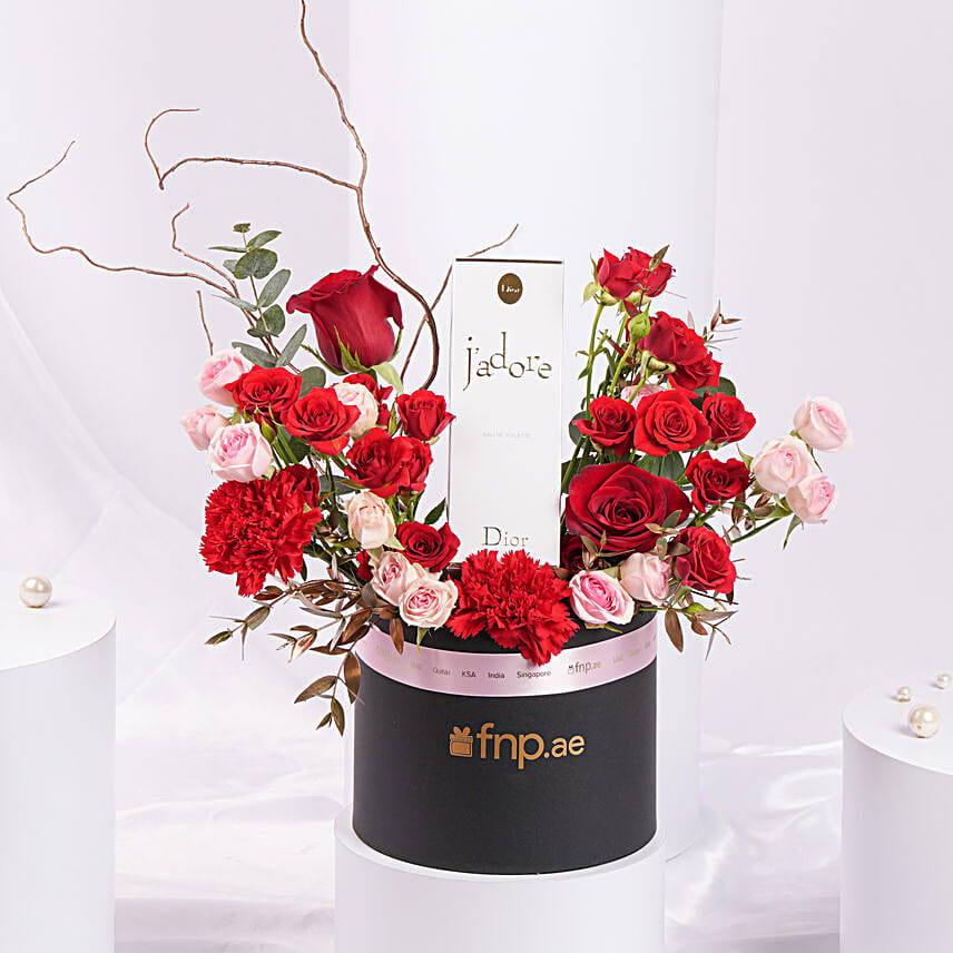 Dior Jadore Perfume and Roses Valentine Collection