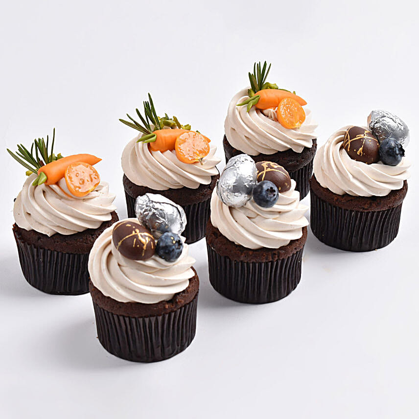 Easter Cup Cakes Chocolate