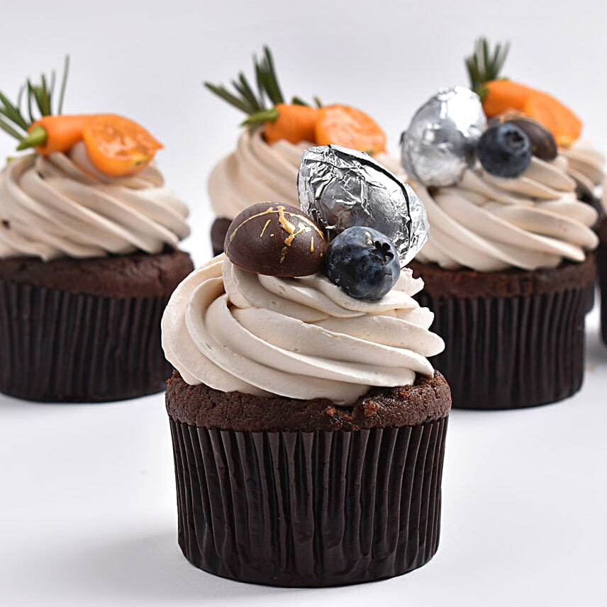 Easter Cup Cakes Chocolate