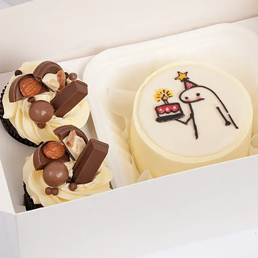 Flork Meme Birthday Bento Cake Box