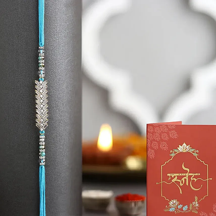 Glittering Grandeur Rakhi
