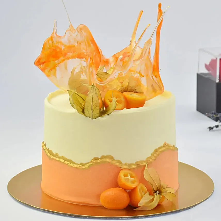 Golden touch Marble cake