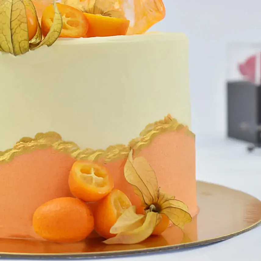 Golden touch Marble cake