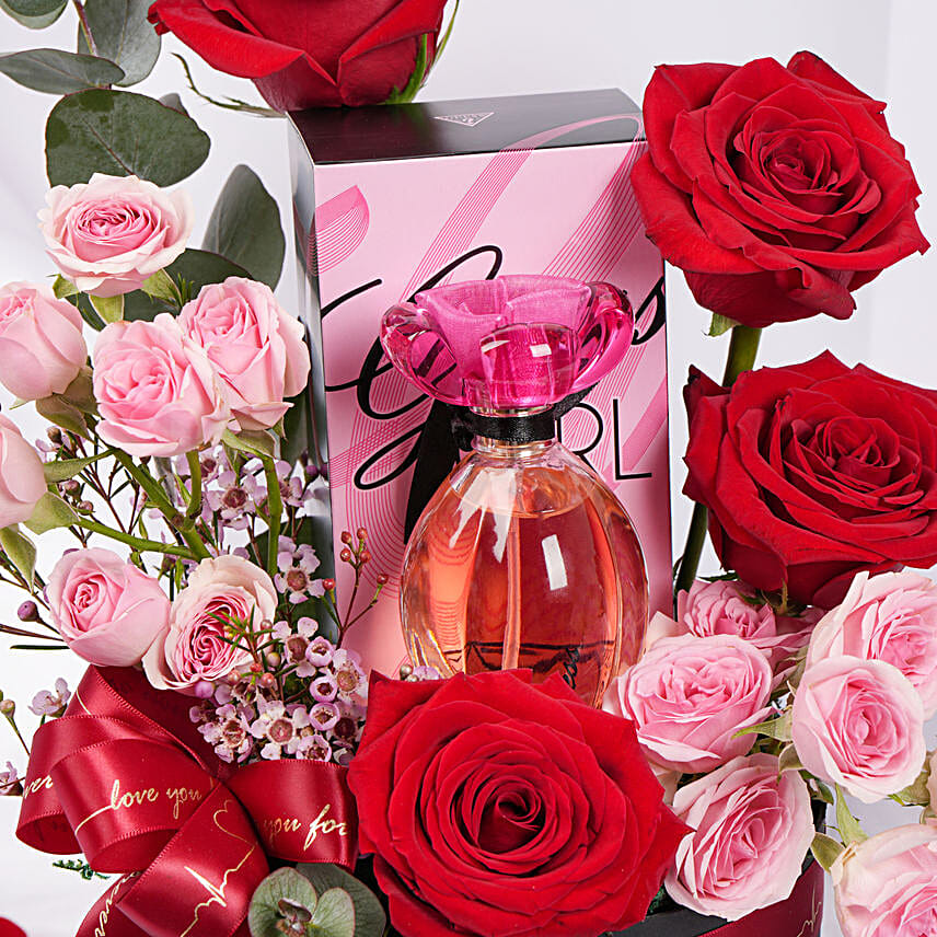 Guess Girl Perfume and Roses Valentine Collection