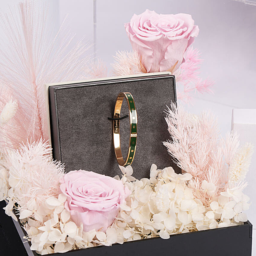 Guy Laroche Grace Gold Plated Bangle For Her
