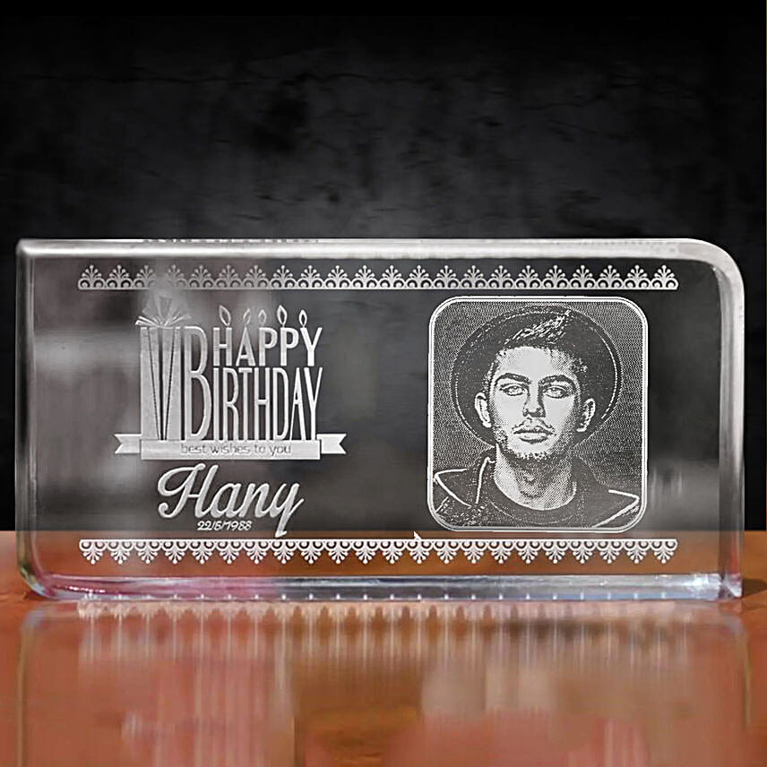 Happy Birthday Personalised Plaque