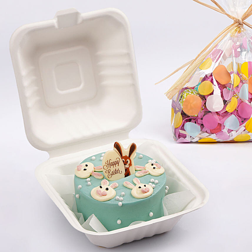Happy Easter Bento Cake With Chocolates