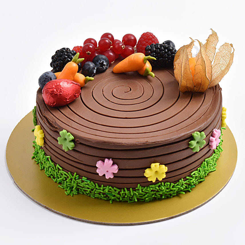Happy Easter Chocolate Cake 4 Portion