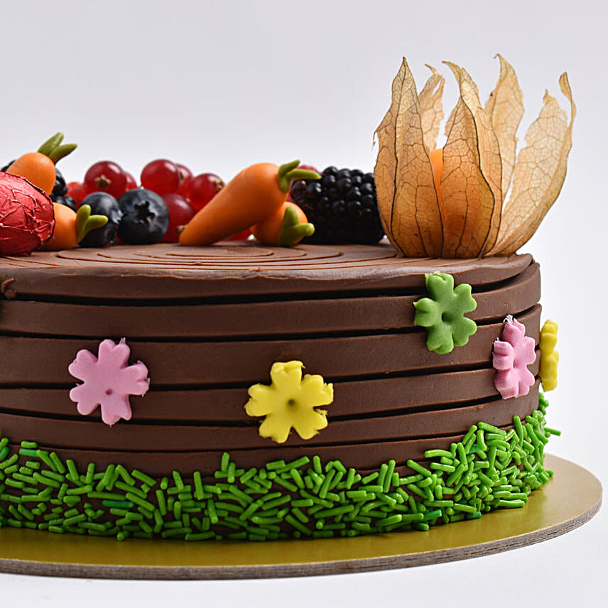 Happy Easter Chocolate Cake 4 Portion