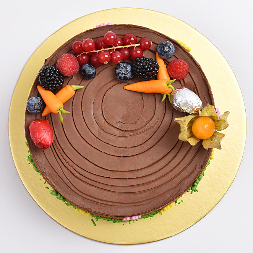 Happy Easter Chocolate Cake 8 Portion
