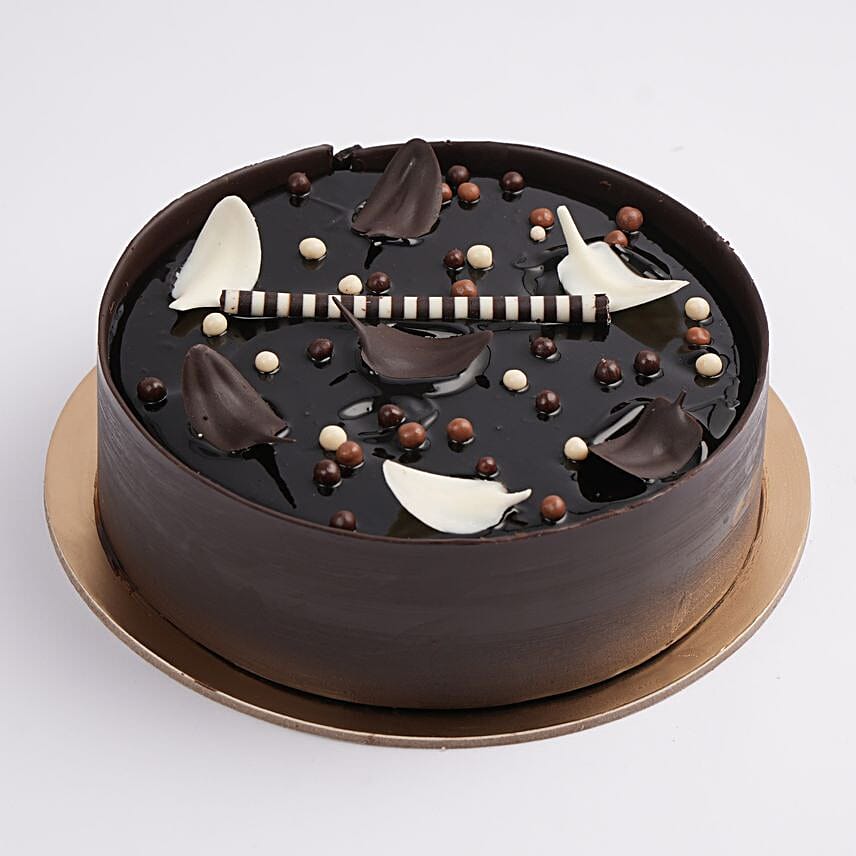 Heavenly White Dark Fudge Half Kg Cake