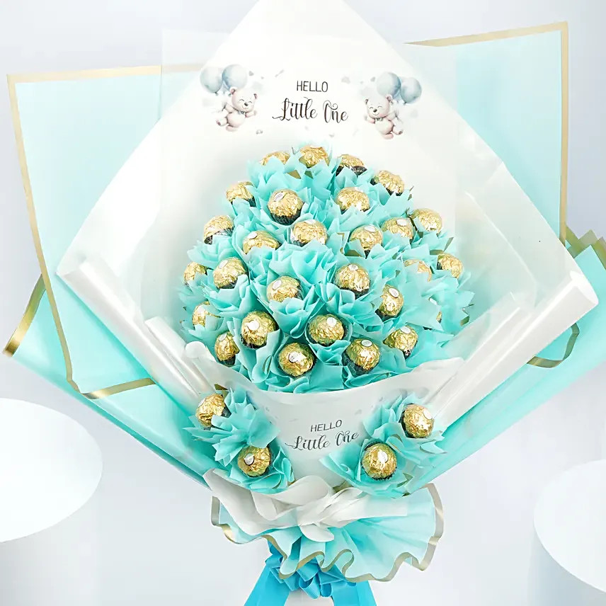 Hello Little One Rochers Bouquet