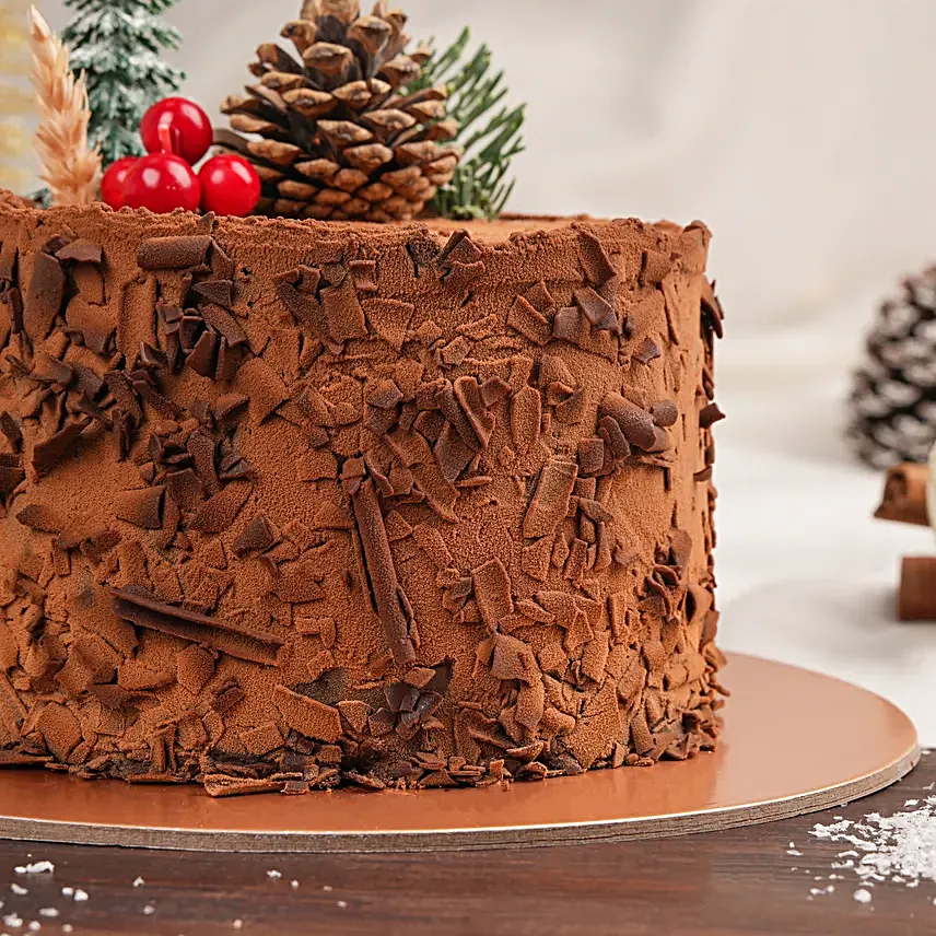Holidays Celebrations Log Cake