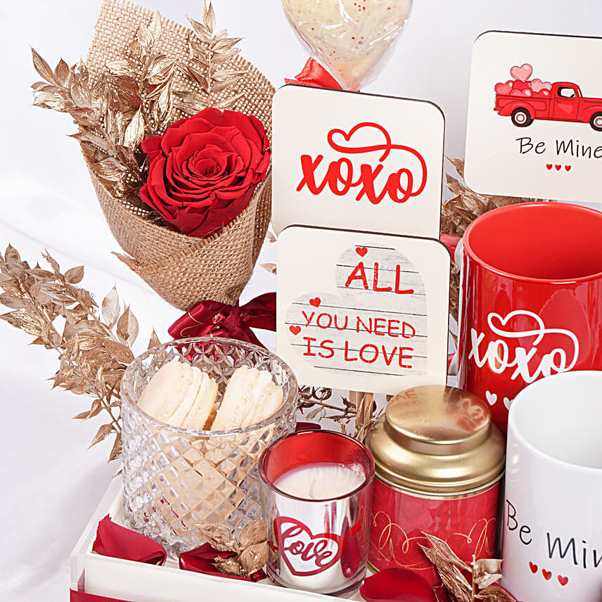 Hugs and Kisses Gift Hamper for Valentines
