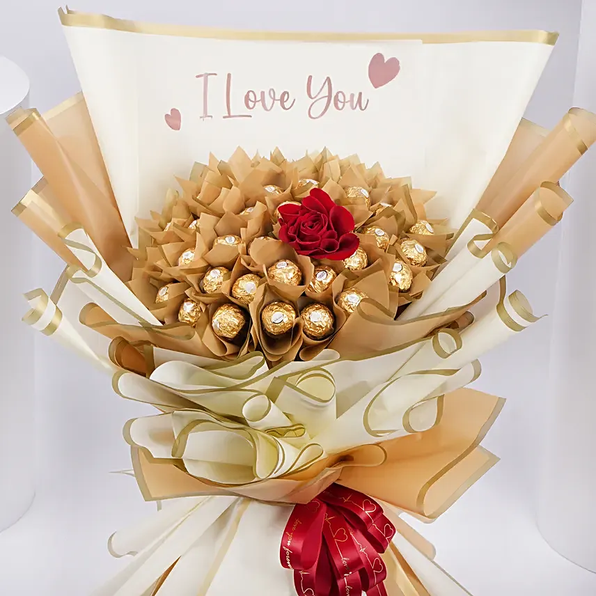 I love U Rocher Bouquet