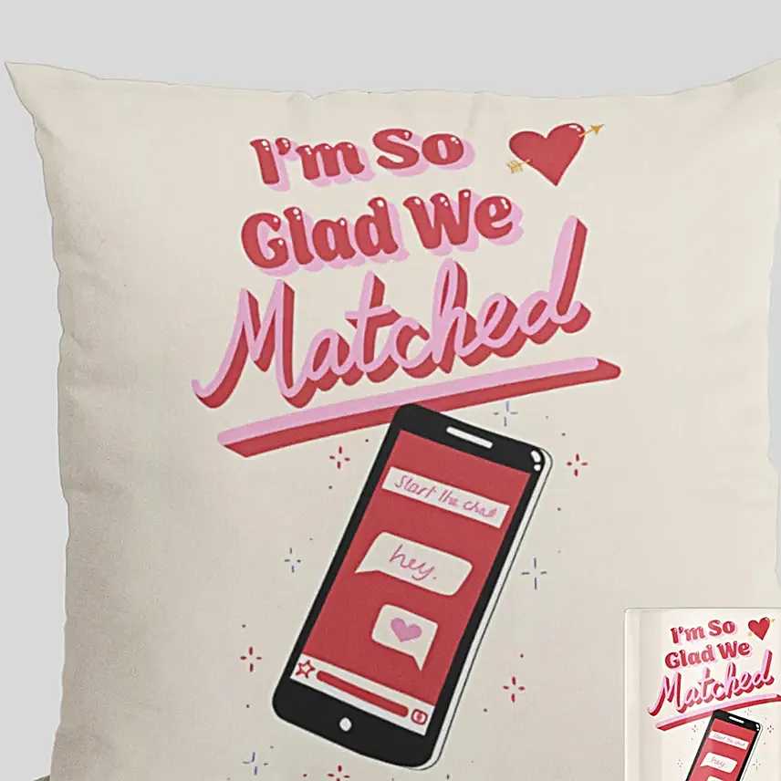 Im So Glad We Matched Mug And Cushion