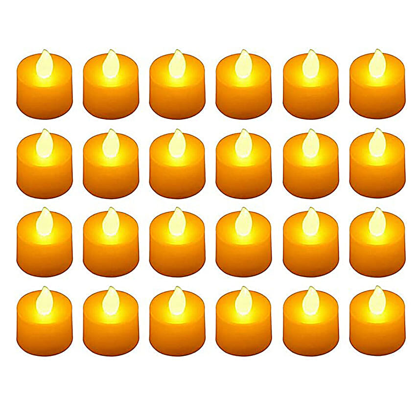 LED T Light Candle 24 Pcs