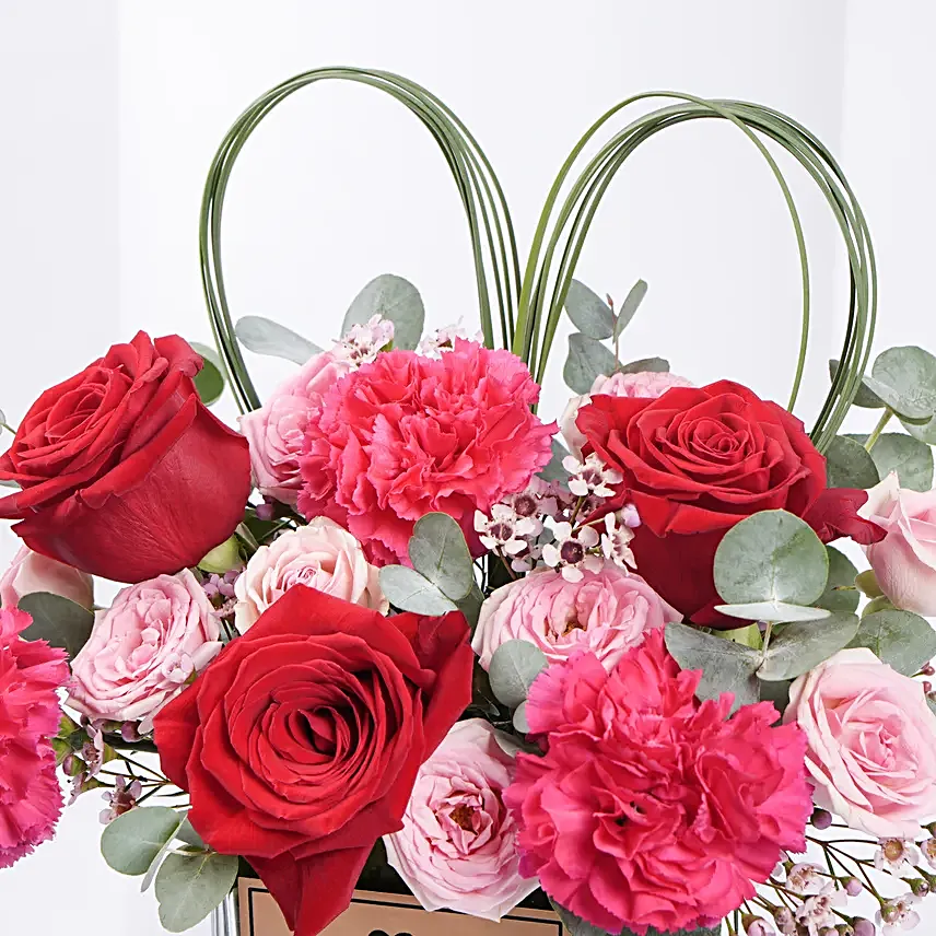 Love And Heart Flower Vase
