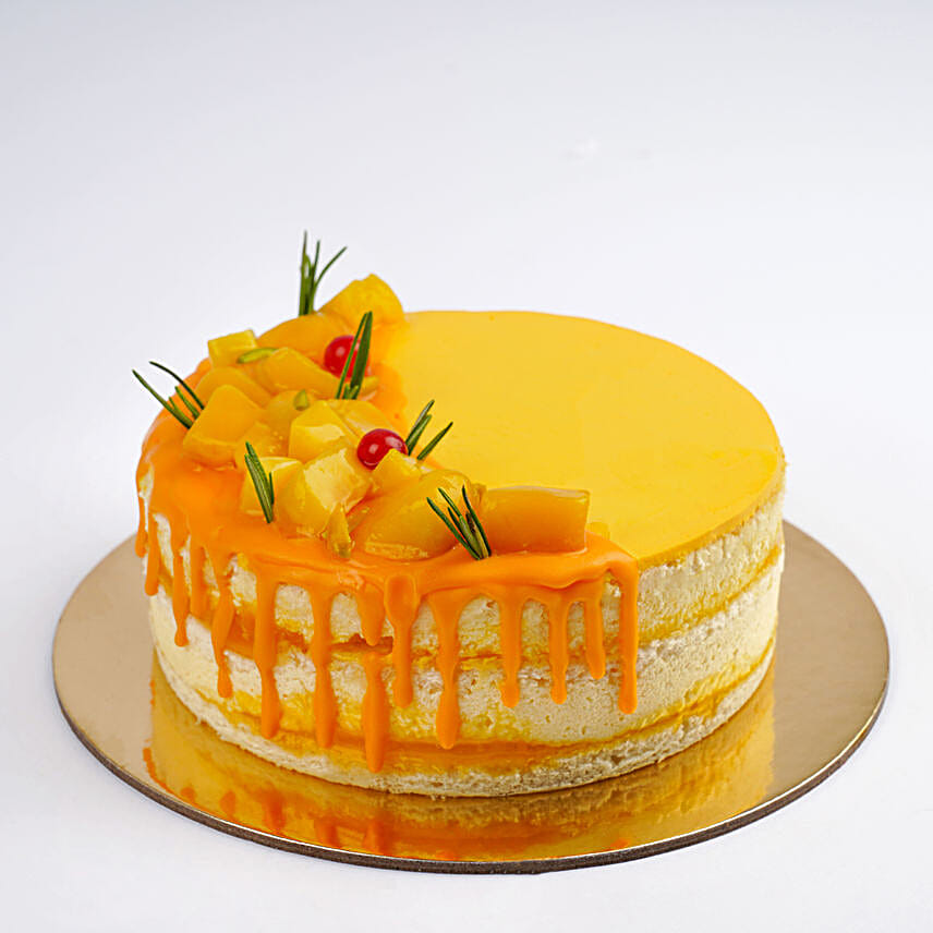 Mango Bites Sponge Cake Half Kg