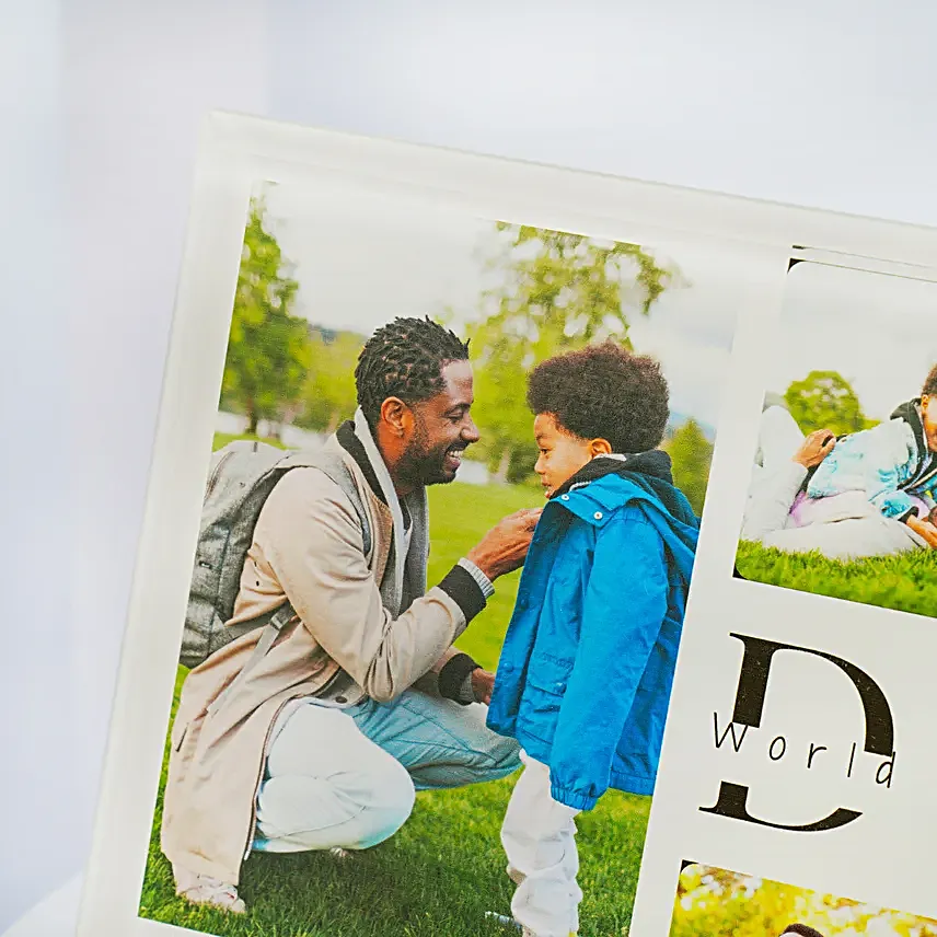 Multi Photo Frame For Father