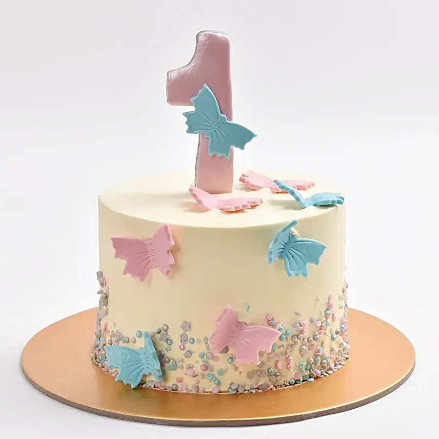 One Year Birthday Cake Chocolate