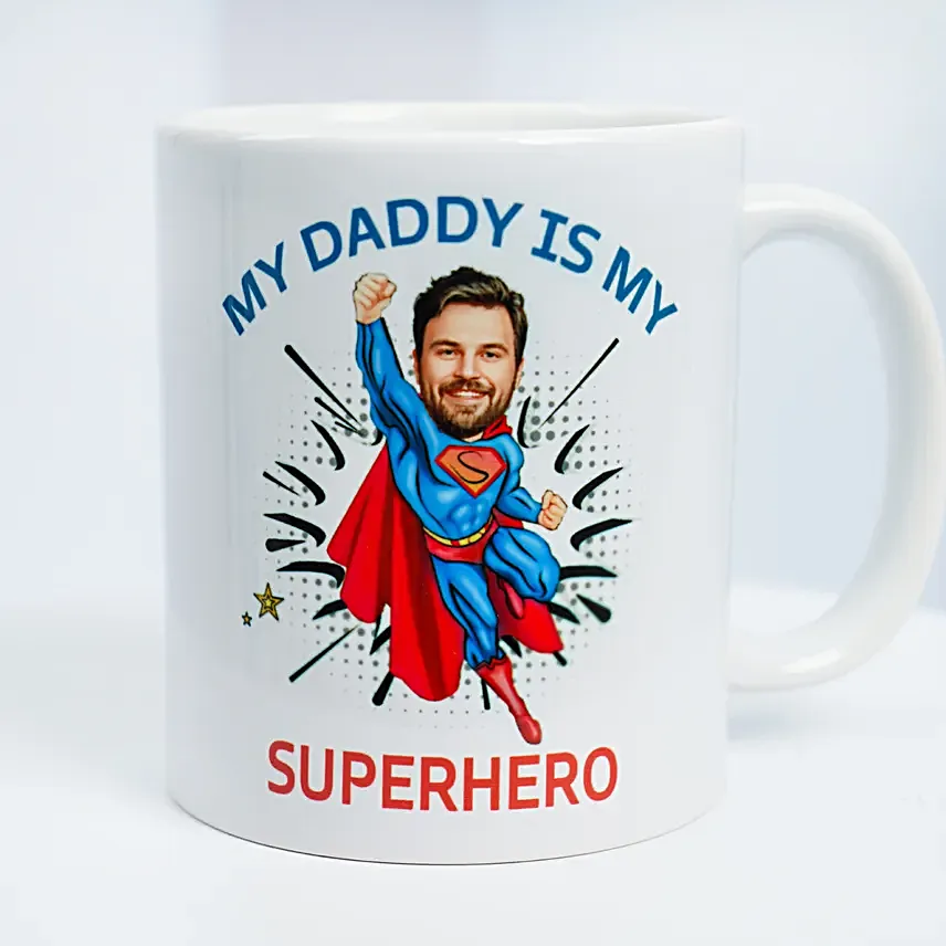 Personalised Caricature Mug For Father