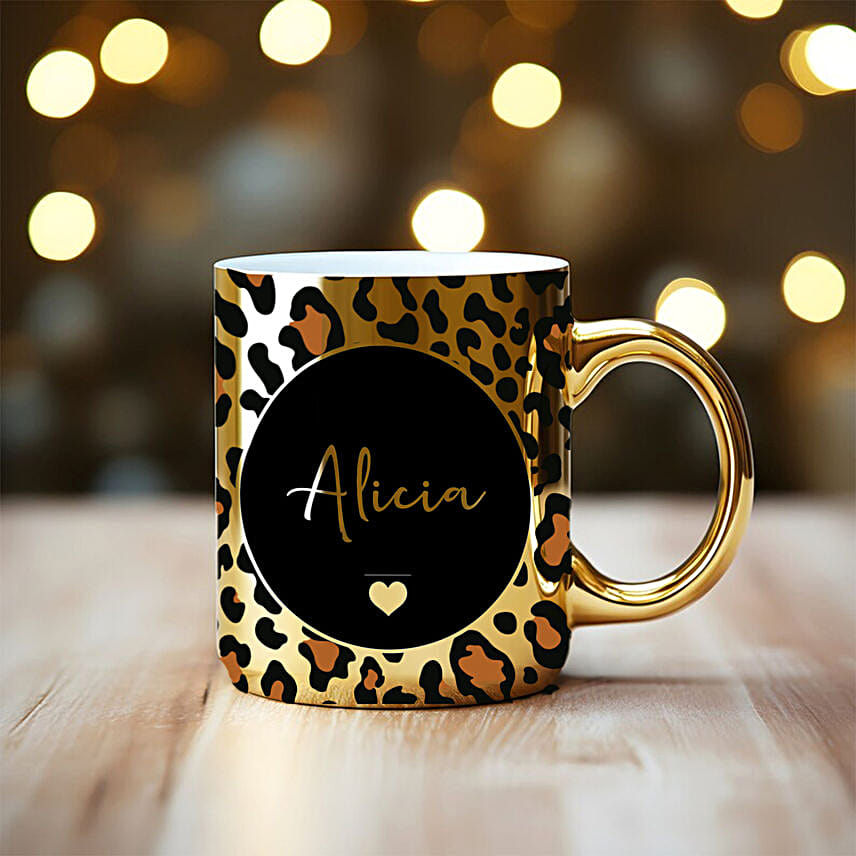 Personalized Gold Mug for Her