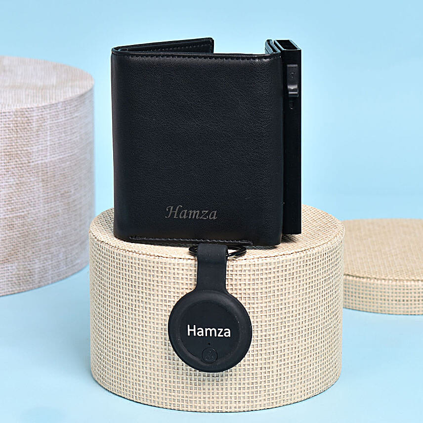 Personalized Wallet with GPS Tracker for Men -Stay Connected and Protected