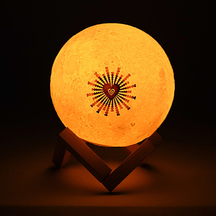 Rays of Love Moon Lamp
