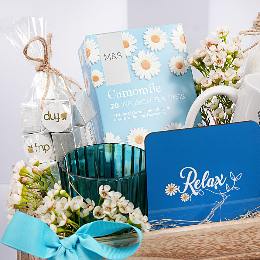 Relax and Welcome New Beginnings Gift Box