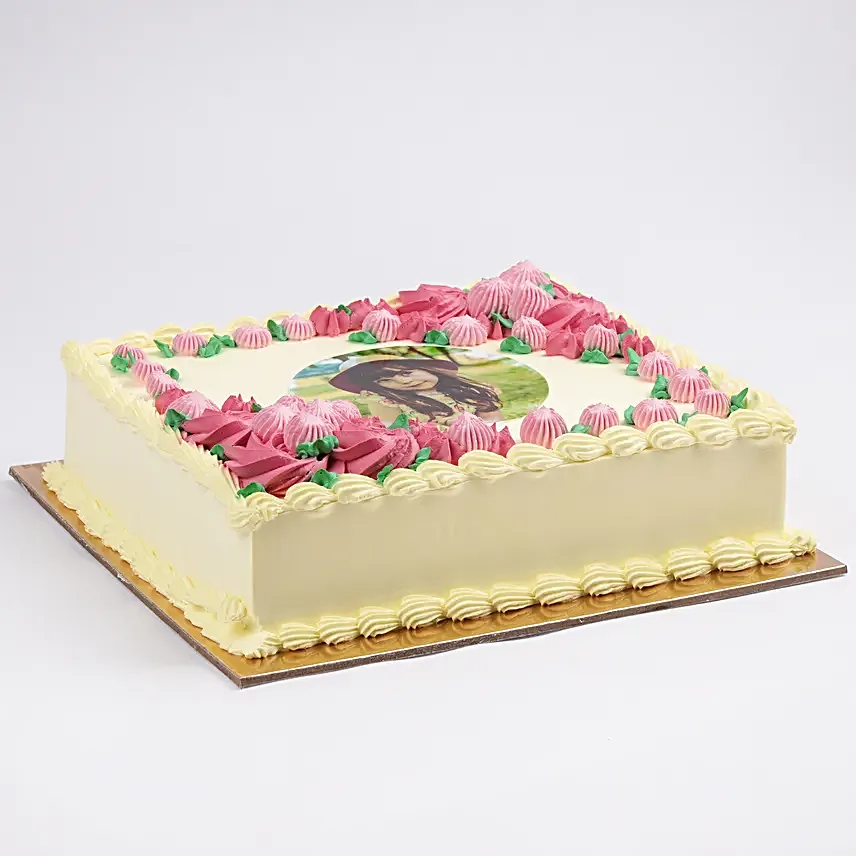 Scarlet Dream Chocolate Photo Cake