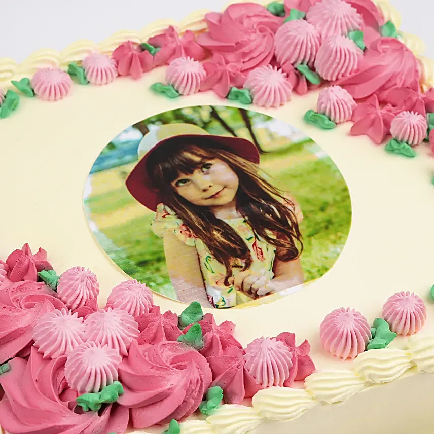 Scarlet Dream Chocolate Photo Cake