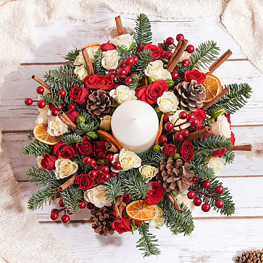 Season Brightness Floral Centerpiece