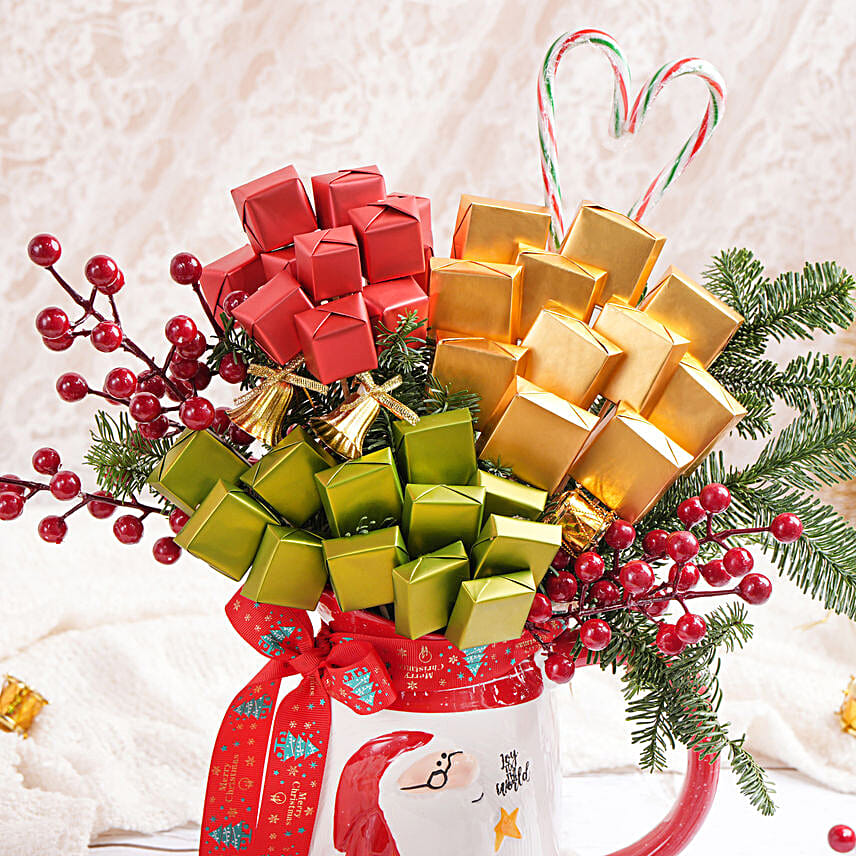 Secret Santa Chocolates Arrangement