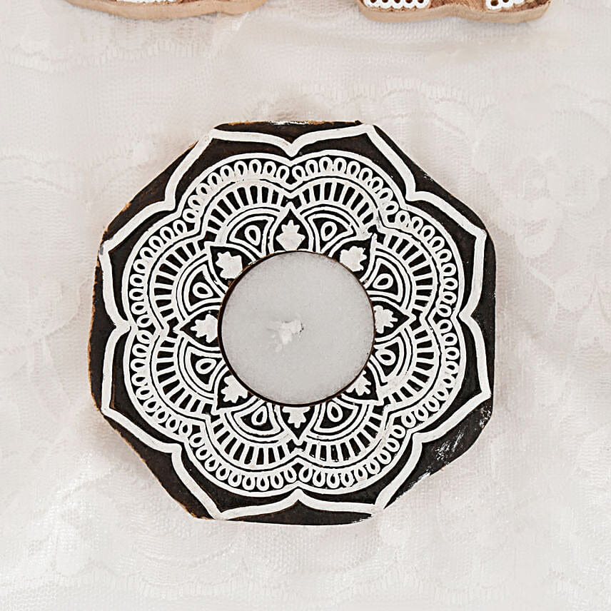 Set of 4 Designer Candle Holder