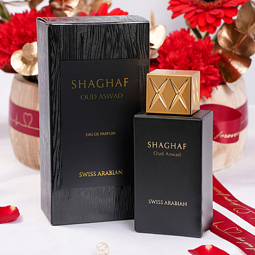 Shaghaf Oud Perfume and Flowers For Valentine