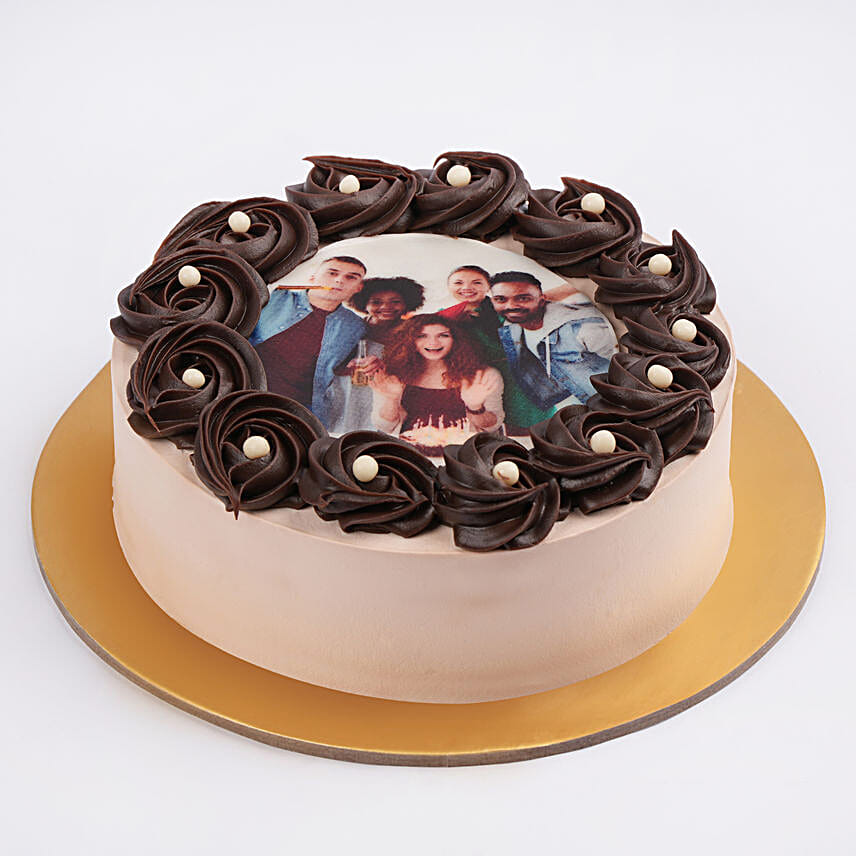 Sinful Chocolate Symphony Photo Cake Half Kg