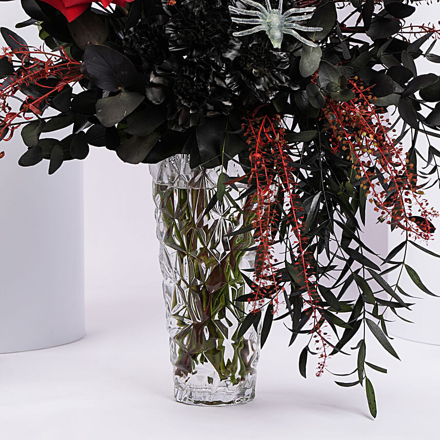 Spiders And Roses For Halloween