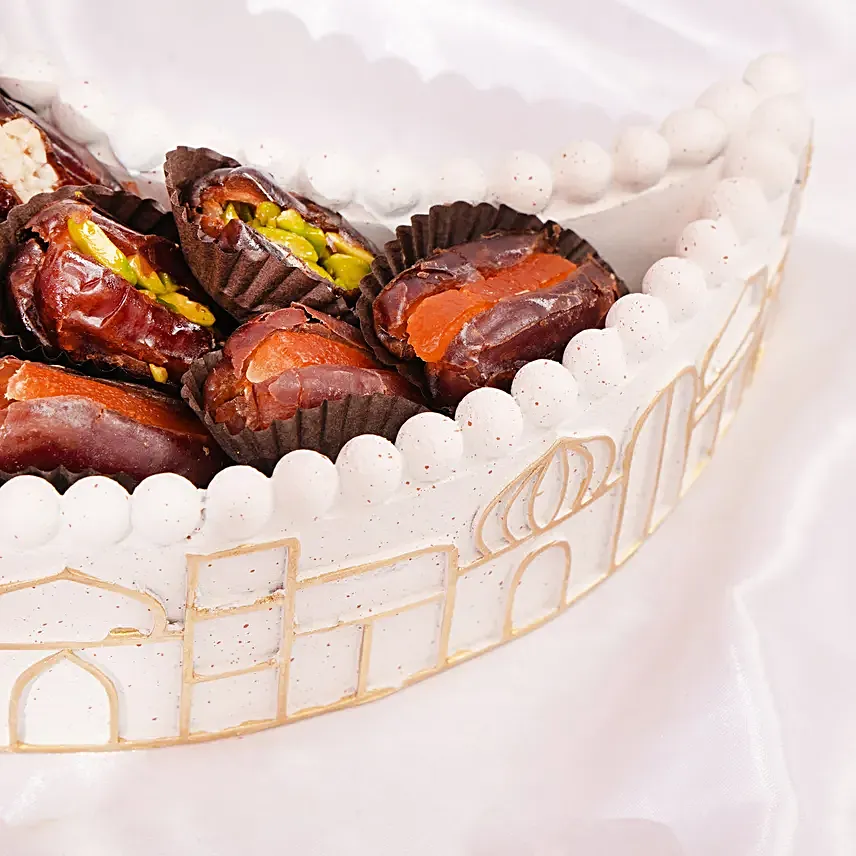 Stuffed Dates Blessing Platter