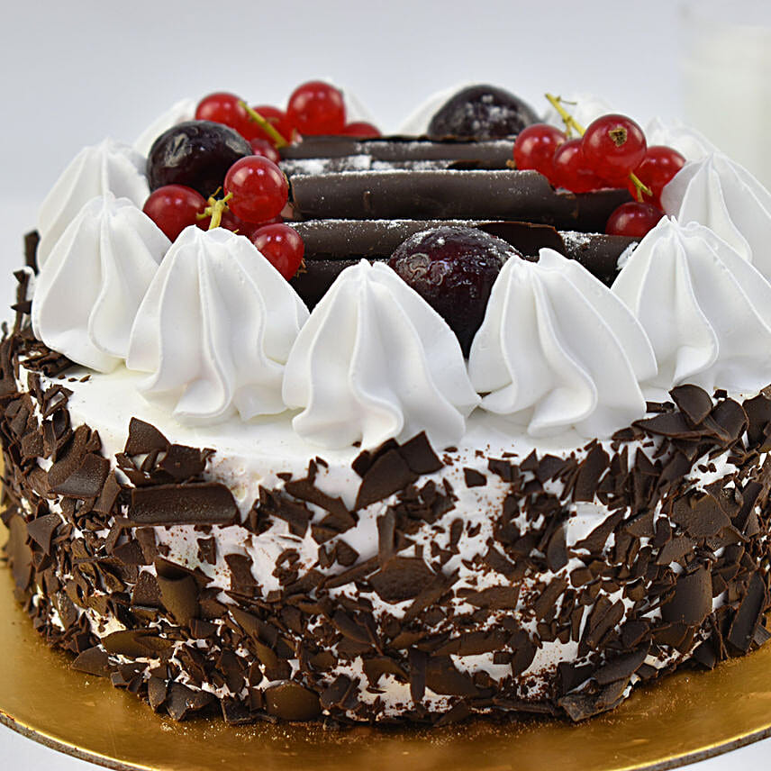 Sugar Free Black Forest Half Kg Cake