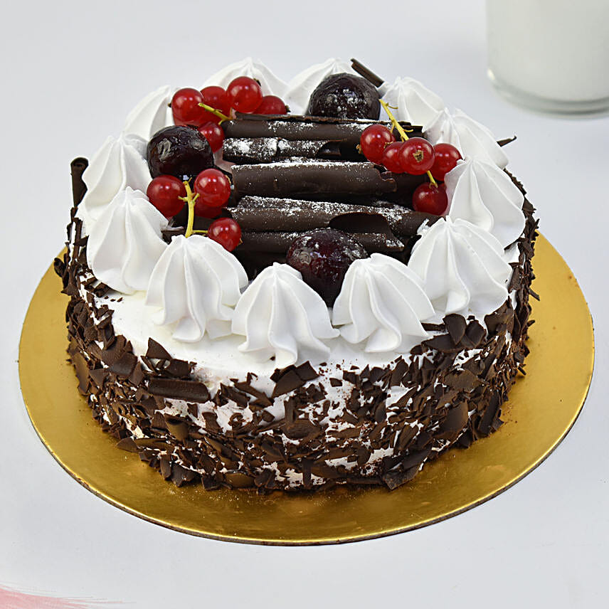 Sugar Free Black Forest Half Kg Cake